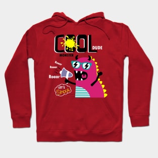 cool monster purple Hoodie